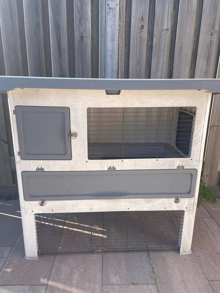 3-laags kunststof konijnenhok, Ophalen, 90 cm of meer, Konijn, Hok