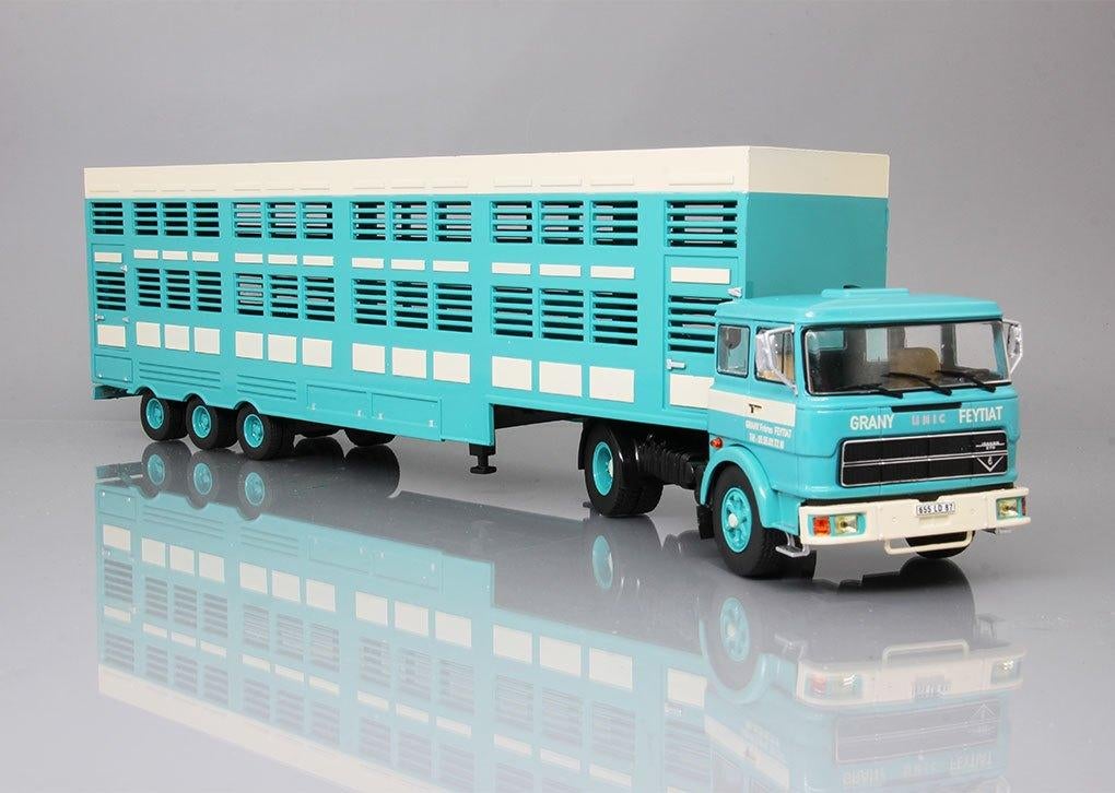 Miniature UNIC Izoard 1/43 Par Ixo Altaya – Camion De Livraison Métal, Neuf