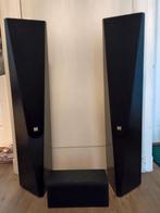 MC Systems Luidsprekers + Celestion SP Center speaker, Audio, Tv en Foto, Luidsprekers, Gebruikt, 60 tot 120 watt, Front, Rear of Stereo speakers