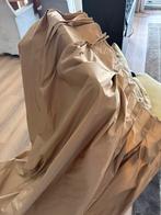 Prachtige Brons/goudkleurige gordijnen (gevoerd ), Ophalen, Zo goed als nieuw, 150 tot 200 cm, 200 cm of meer