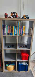 IKEA Kallax kast 2x4 vakken, Gebruikt, 100 tot 150 cm, 25 tot 50 cm, Overige materialen