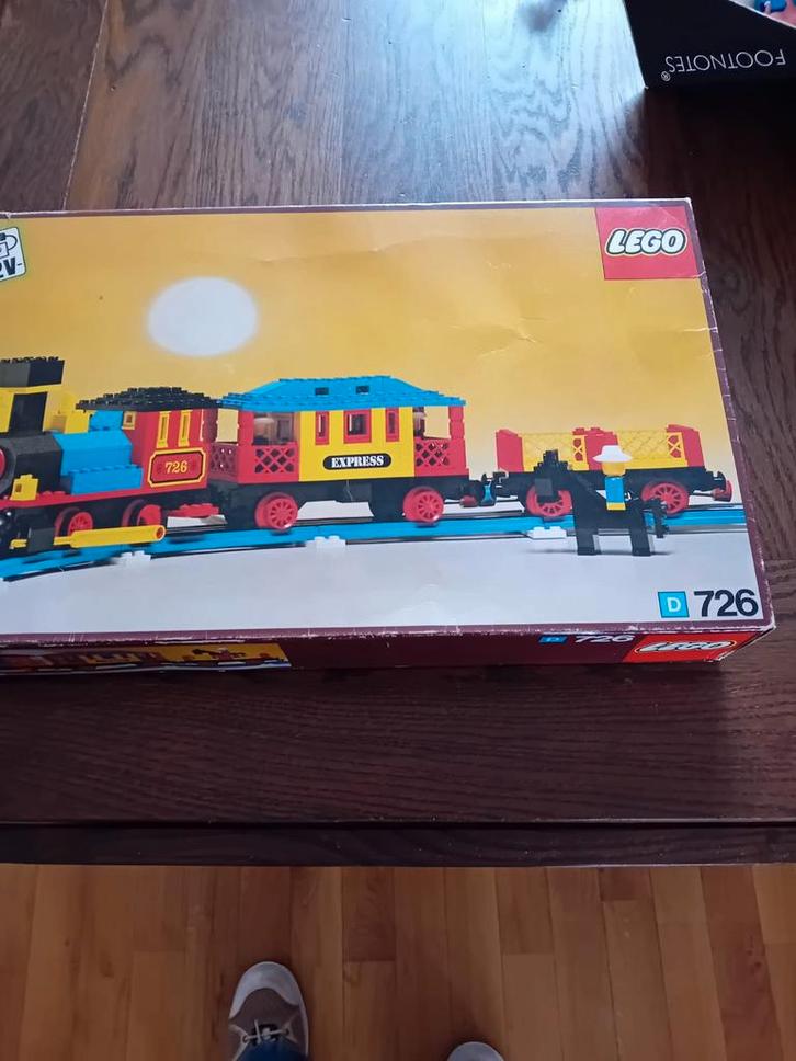 Vintage LEGO Trein Set 726 Express, Kinderen en Baby's, Speelgoed | Duplo en Lego, Gebruikt, Ophalen