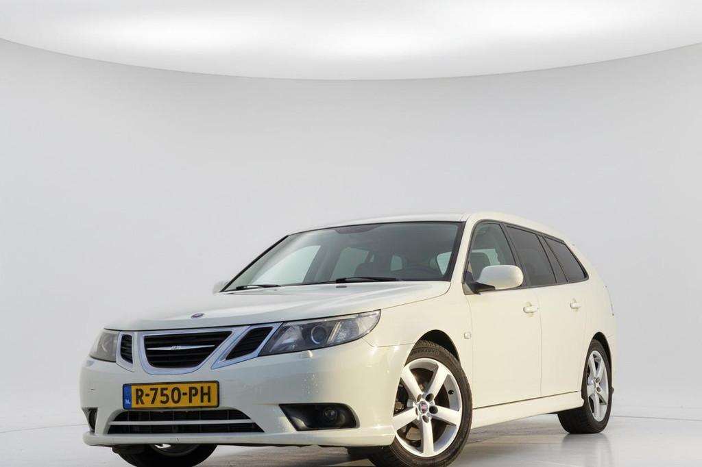 Saab 9-3 Sport Estate 2.0 T 210PK Aero XWD LEDER XENON CRUIS, Automaat, 1998 cc, Gebruikt, Zwart