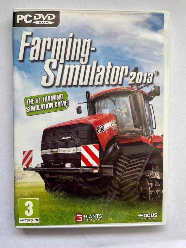Farming Simulator 2013 PC DVD-ROM - Zo goed als nieuw, Spelcomputers en Games, Games | Pc, Zo goed als nieuw, Simulatie, 1 speler