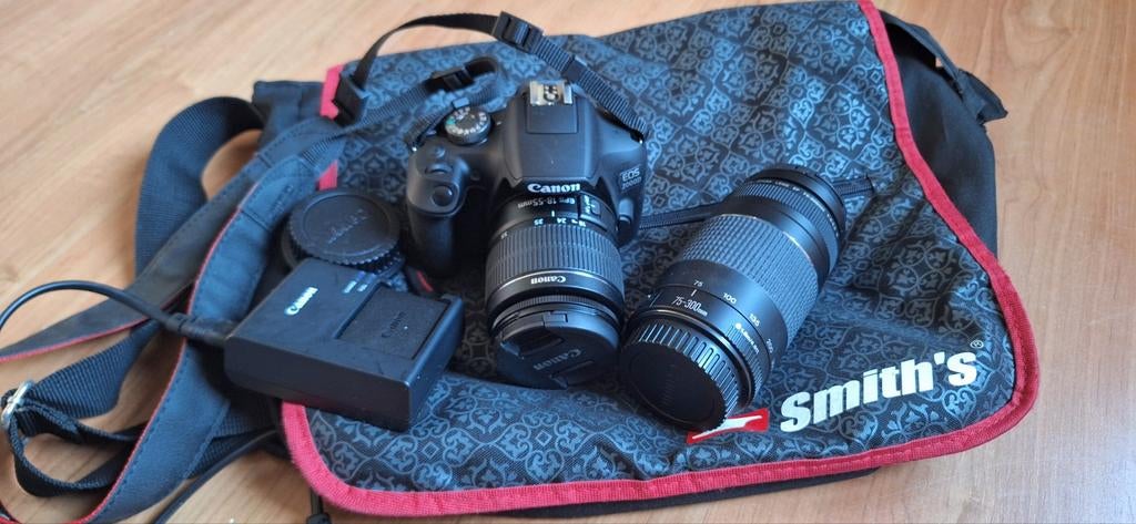 Canon EOS 2000D Spiegelreflexcamera met 2 lenzen en tas, Ophalen, Zo goed als nieuw, Canon, 8 keer of meer