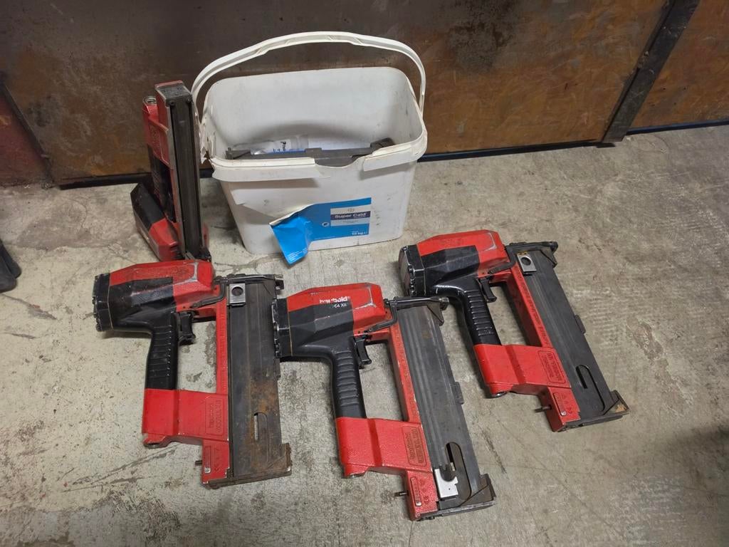 4x Haubold PN764 XII/V nieten tacker defect, Ophalen of Verzenden, Gebruikt