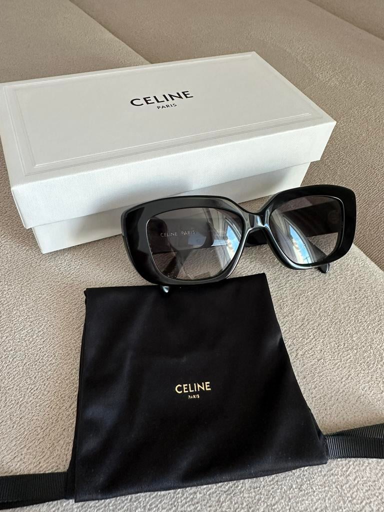 Celine Butterfly zonnebril CL000346, Ophalen of Verzenden, Zo goed als nieuw, Zwart, Overige merken