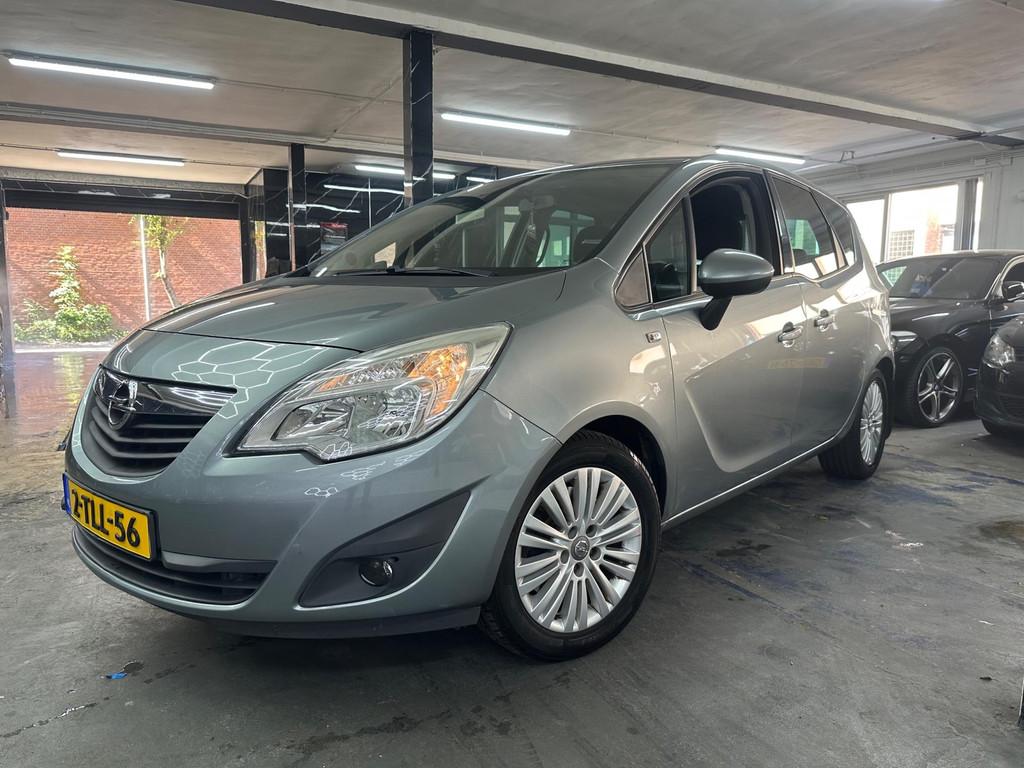 Opel Meriva 1.4 Turbo Design Edition, Auto's, Gebruikt, Euro 6, 4 cilinders, Zilver of Grijs