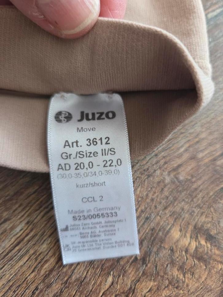 2x Steunkousen medische kniekousen Juzo 3612 CCL2, Ophalen of Verzenden, Zo goed als nieuw
