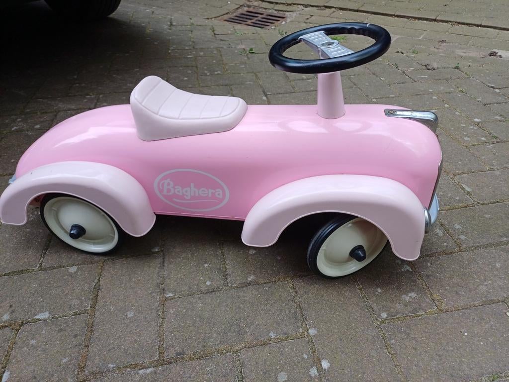 Baghera loopauto roze, Kinderen en Baby's, Speelgoed | Buiten | Voertuigen en Loopfietsen, Ophalen of Verzenden, Gebruikt, Loopvoertuig