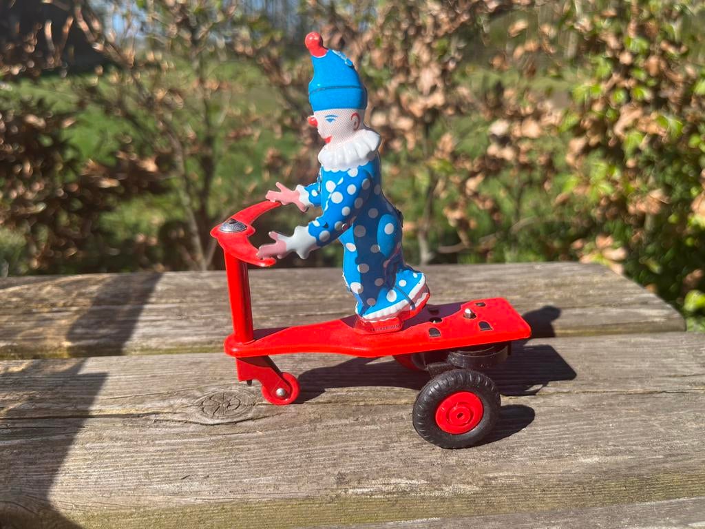 Blikken speelgoed clown, Verzamelen, Blikken, Ophalen of Verzenden, Gebruikt, Overige