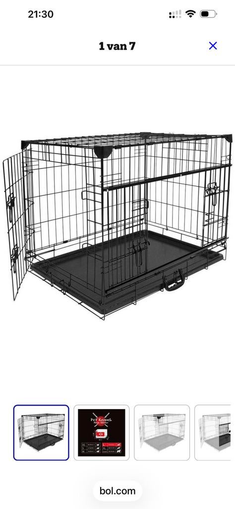 Honden bench Duvo Ninja, Dieren en Toebehoren, Hondenbenches, Ophalen, Zo goed als nieuw