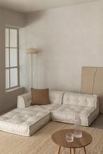 Modulaire hoekbank in zachte stof (SKLUM), Ophalen, Overige maten, Hoekbank, Zo goed als nieuw