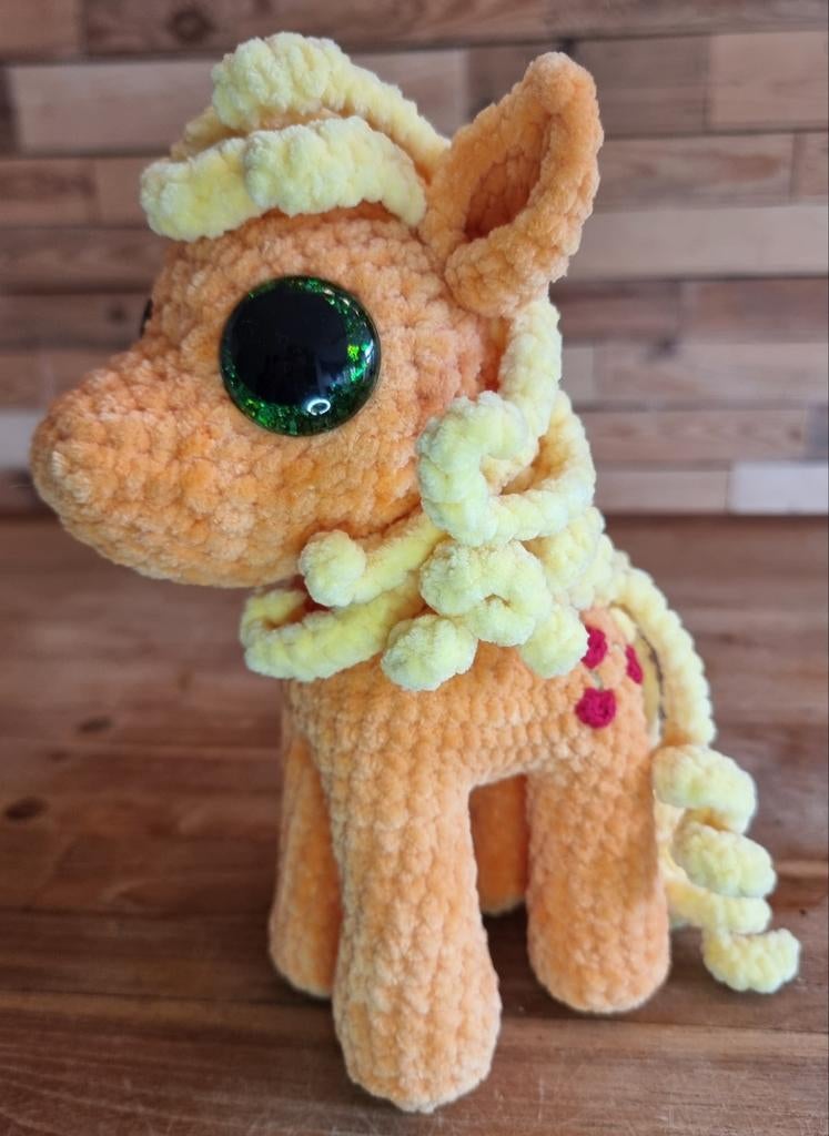 My little pony 'Apple Jack', knuffel handmade, Ophalen of Verzenden, Nieuw