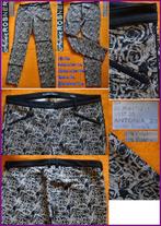 ROSNER Antonia zwart-beige broek maat ca. 40, Maat 38/40 (M), Overige kleuren, Ophalen of Verzenden, Zo goed als nieuw