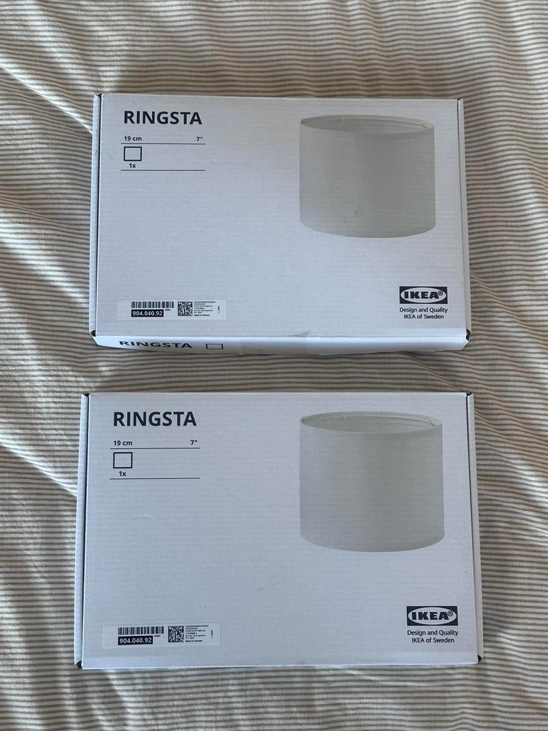 Lampenkap twee stuks Ringsta, Ophalen, Nieuw