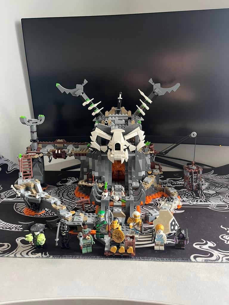 lego ninjago Skull Sorcerer's Kerkers 71722 zonder doos, Verzenden, Lego, Zo goed als nieuw, Compleet