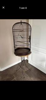 Retro zolux vogelkooi plus standaard, Dieren en Toebehoren, Vogels | Hokken en Kooien, Ophalen, Zo goed als nieuw, Metaal, Vogelkooi