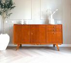 💚 Vintage retro dressoir kast jaren ‘60 teak tv-meubel, Ophalen, Gebruikt, 25 tot 50 cm