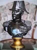 Antieke Napoleon buste klok - Brons en marmer, Ophalen