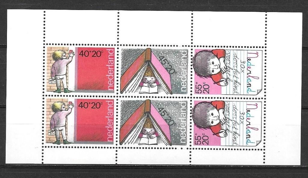 KINDERZEGELBLOK NVPH NR 1171 POSTFRIS UIT 1978, Postzegels en Munten, Ophalen of Verzenden, Na 1940, Postfris