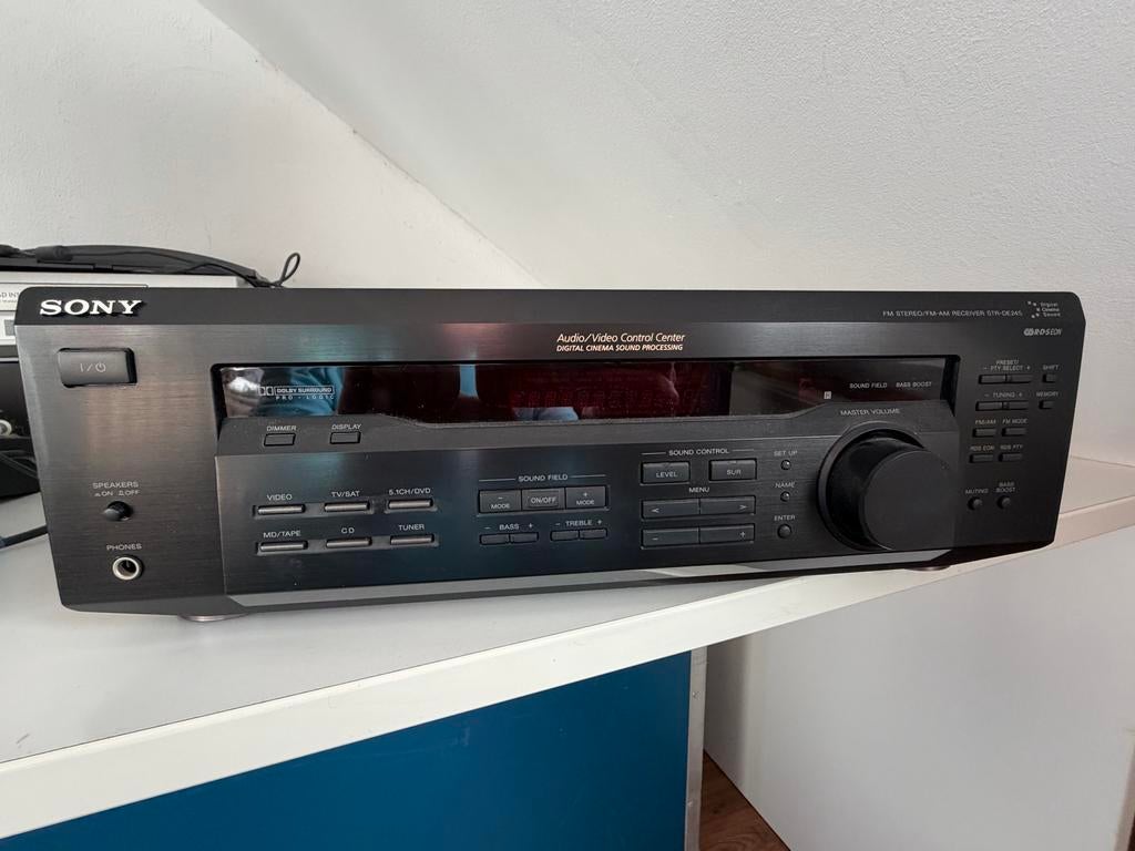 Sony FM Stereo/FM-AM Receiver STR-DE245, Audio, Tv en Foto, Versterkers en Receivers, Gebruikt, Ophalen of Verzenden, Sony, Minder dan 60 watt