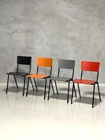 Retro eettafelstoelen nieuw kantoor melamine hout prijs p/s, Jaren 60, Overige kleuren, NL, Ophalen of Verzenden