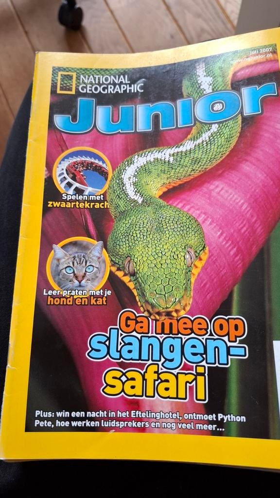 National Geographic Junior tijdschriften - diverse edities, Boeken, Tijdschriften en Kranten, Ophalen of Verzenden, Gelezen, Wetenschap en Natuur
