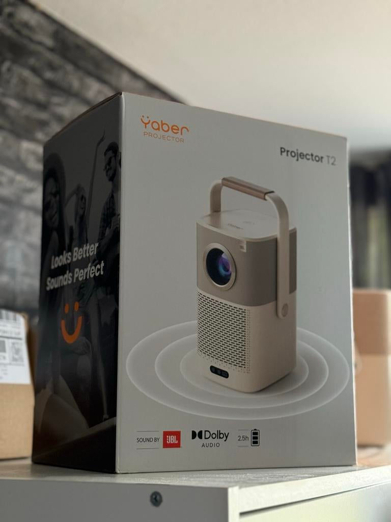 Yaber T2 Projector/Beamer - Full HD, Audio, Tv en Foto, Beamers, Ophalen of Verzenden, Zo goed als nieuw, LED, Full HD (1080)