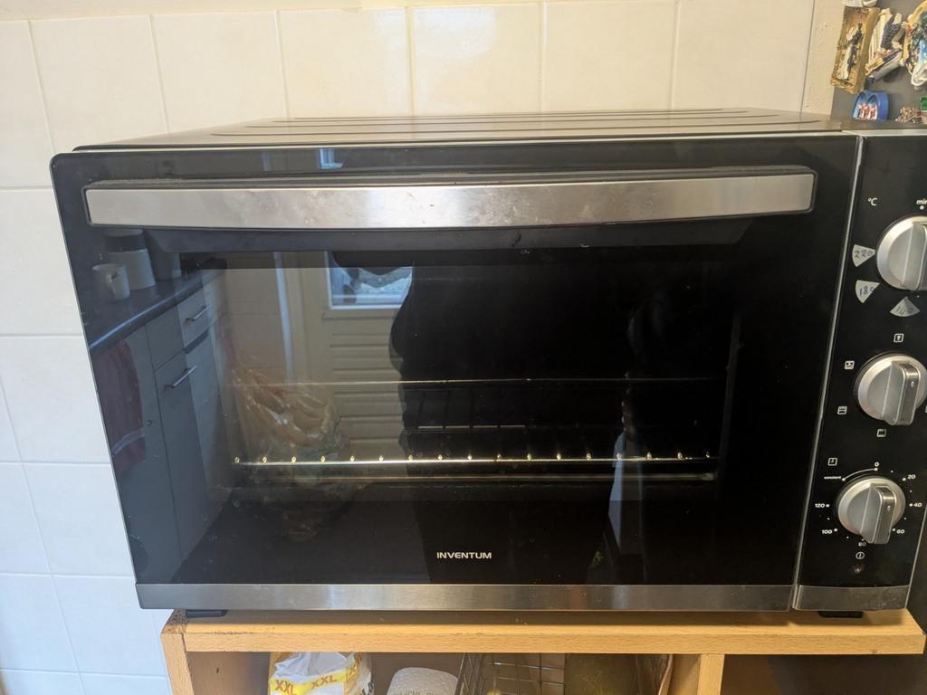 Inventum Vrijstaande Oven 60 Liter Draaispit Bakplaat
Nette, Witgoed en Apparatuur, Ovens, Minder dan 45 cm, Hete lucht, Ophalen of Verzenden