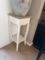 Elegant wit plantentafeltje, Ophalen, Minder dan 55 cm, Gebruikt, Vierkant