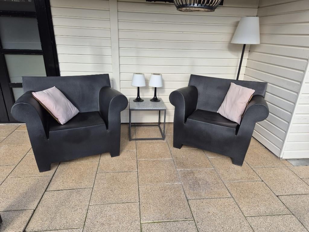 Kartell Bubble club fauteuils, Tuin en Terras, Ophalen, Gebruikt, Kunststof