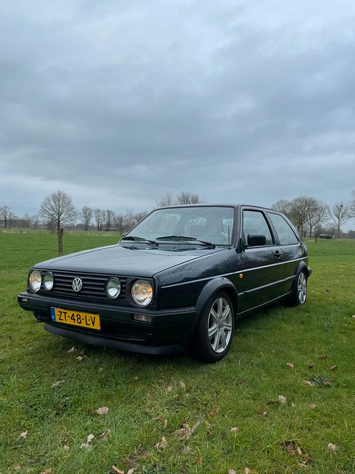 Volkswagen Golf 2, Auto's, Volkswagen, Particulier, Golf, Benzine, Hatchback, Handgeschakeld, Origineel Nederlands, Blauw, Voorwielaandrijving