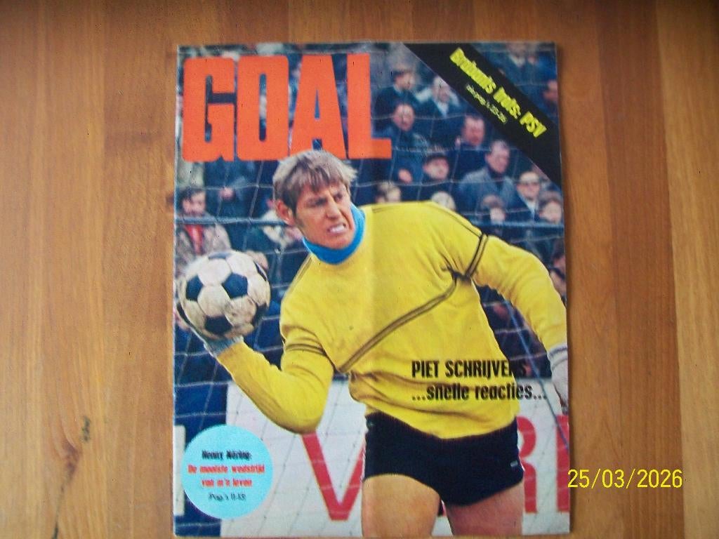 Goal nummer 52- 1970 ( Poster PSV), Verzenden, Gebruikt, PSV, Boek of Tijdschrift