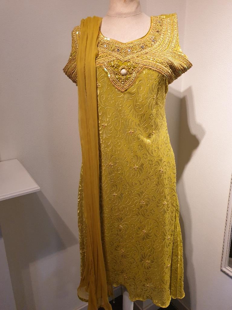 jurk / Indiase kleding / Churidar / Bollywood, Overige typen, Overige kleuren, Zo goed als nieuw, Ophalen