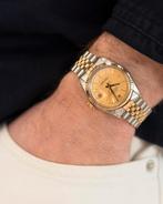 Rolex Datejust 1601 Linen dial, Ophalen, Polshorloge, Zo goed als nieuw, Goud