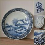 Royal sphinx Maastricht Delfts aardewerk, bord, wandbord, Antiek en Kunst, Antiek | Wandborden en Tegels, Ophalen of Verzenden