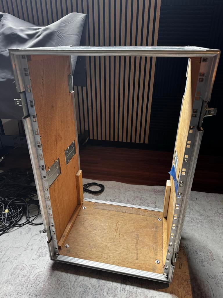 Flightcase / studiorack / taperack 18 he, Muziek en Instrumenten, Behuizingen en Koffers, Ophalen, Gebruikt, Overige instrumenten