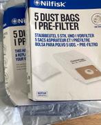 Nilfisk Stofzuigerzakken - 5 stuks + 1 pre-filter, Ophalen of Verzenden, Nieuw
