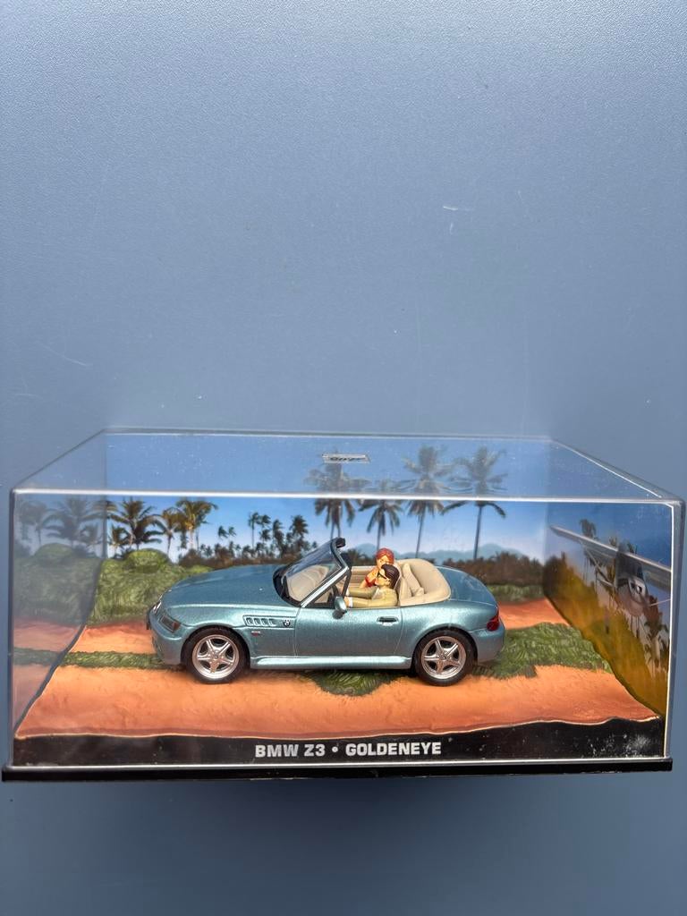 BMW Z3 James Bond GoldenEye modelauto, Hobby en Vrije tijd, Modelauto's | 1:43, Ophalen of Verzenden, Nieuw, Auto, Universal Hobbies