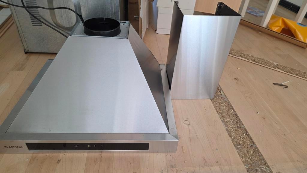 Klarstein afzuigkap 60 cm breed, 50 cm diep, Witgoed en Apparatuur, Ophalen, Gebruikt, Wandschouwkap, Vrijstaand