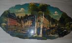 Schilderij op boomschijf - Monschau, Ophalen of Verzenden