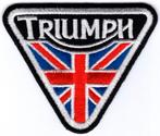 Triumph stoffen opstrijk patch embleem #24, Ophalen of Verzenden, Nieuw