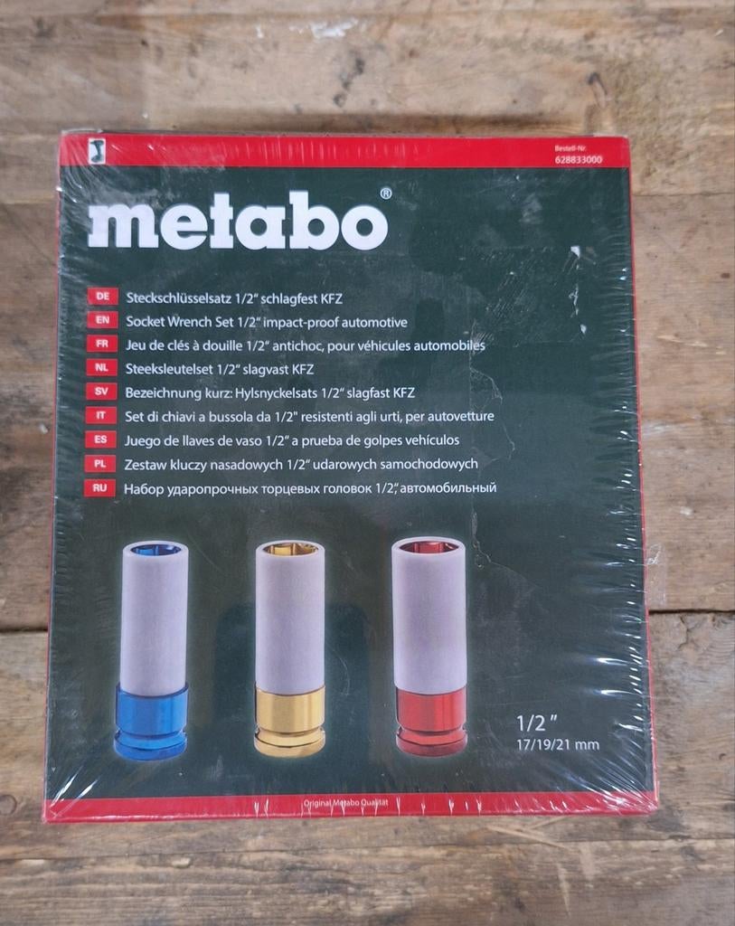 Metabo velgen doppenset nieuw, Ophalen of Verzenden, Nieuw, Handen en Nagels