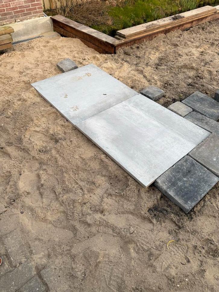 Tuintegels 90x90 - 12 stuks nieuw, Tuin en Terras, Tegels en Klinkers, Nieuw, Terrastegels, Beton, 10 m² of meer, Ophalen