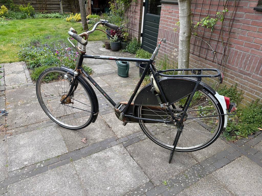 Gazelle Omafiets - Klassieke Stadsfiets, Fietsen en Brommers, Fietsen | Dames | Damesfietsen, Ophalen, Terugtraprem, Gazelle, 53 tot 56 cm