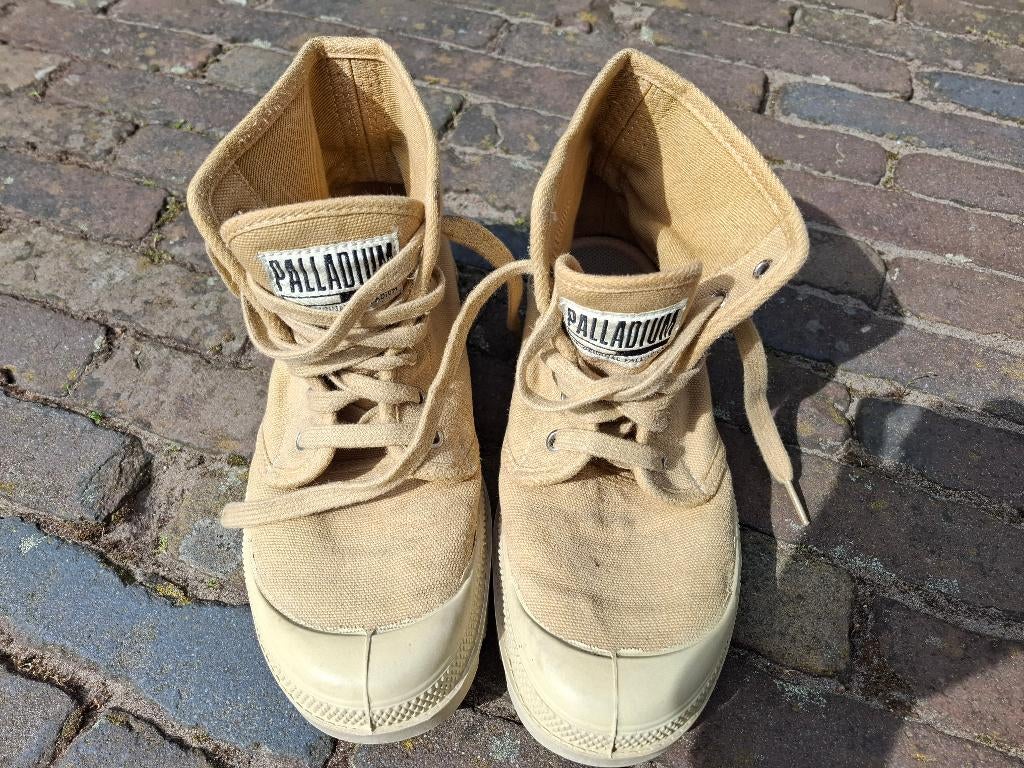 Palladium Hoge Sneakers PAMPA, Geel, Palladium, Ophalen of Verzenden, Sneakers of Gympen