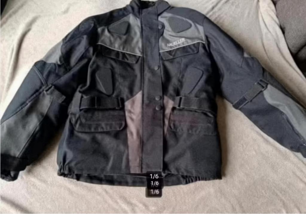Mueller motorjas nieuw met kaartje maat M L XL 4 seizoenen, Motoren, Kleding | Motorkleding, Nieuw met kaartje, Jas | textiel