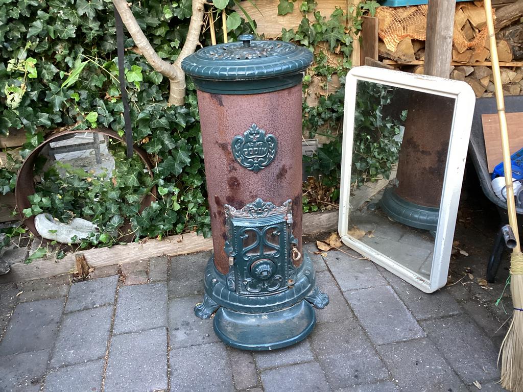 Godin kolen hout kachel, Ophalen, Gebruikt, Overige brandstoffen, Houtkachel