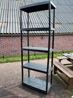 Kunststof opbergrek met 5 planken, Ophalen of Verzenden, Zo goed als nieuw